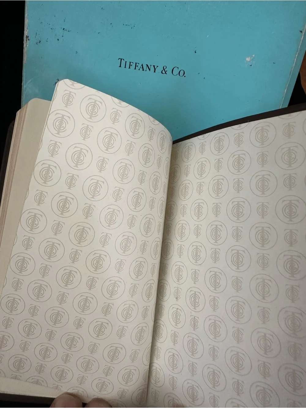 Tiffany and Co. Leather Notebook